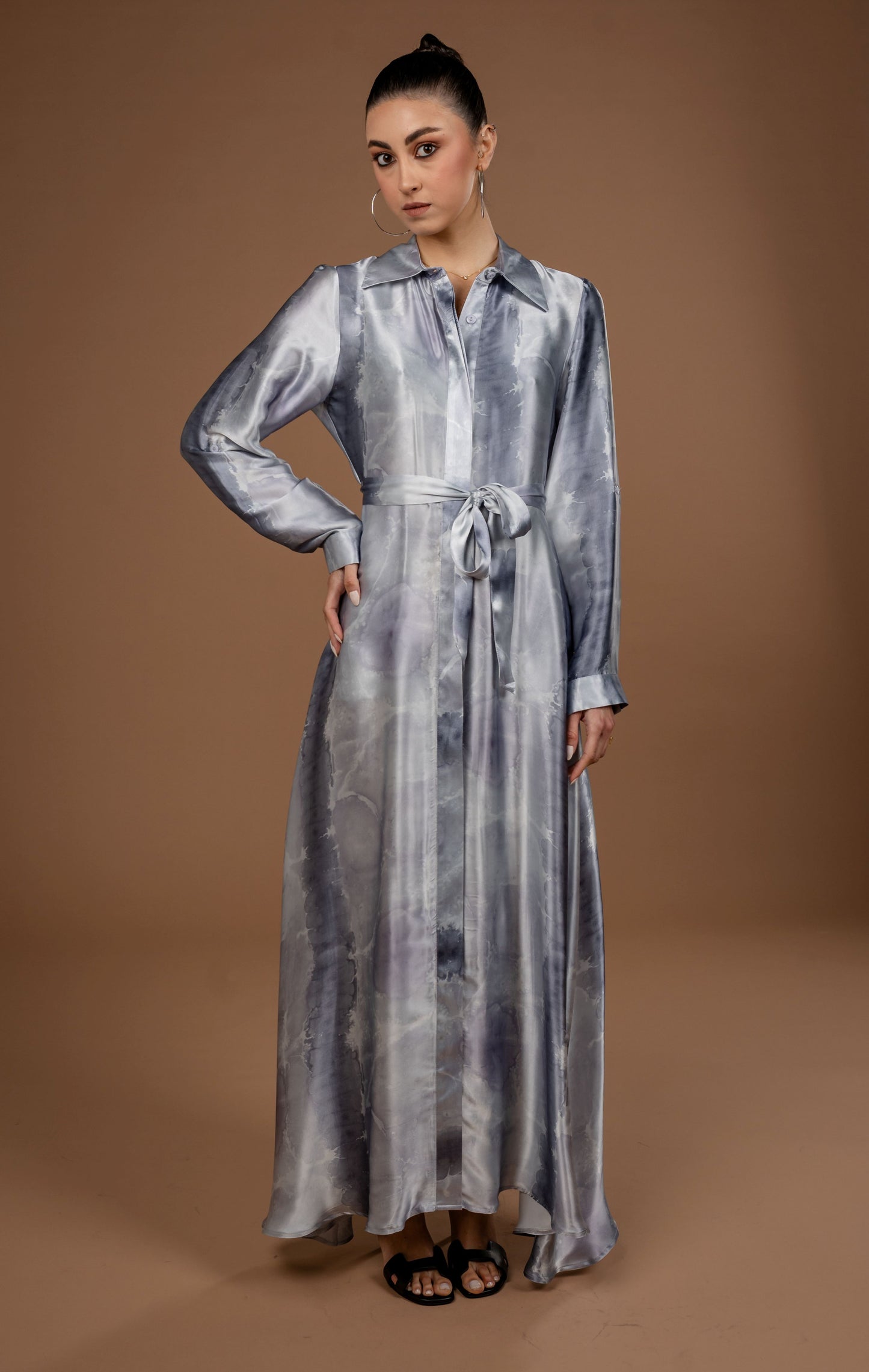 Long Sleeves Long Dress