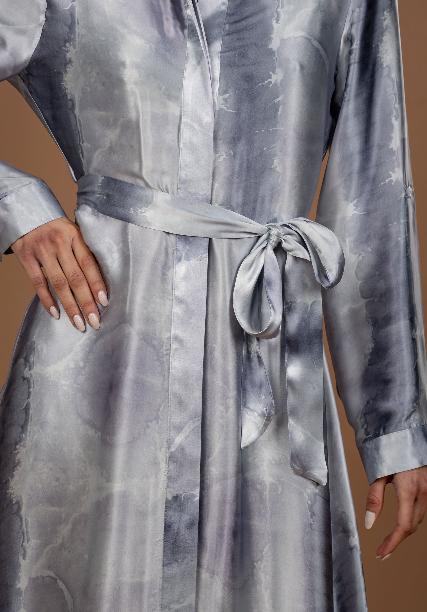 Long Sleeves Long Dress