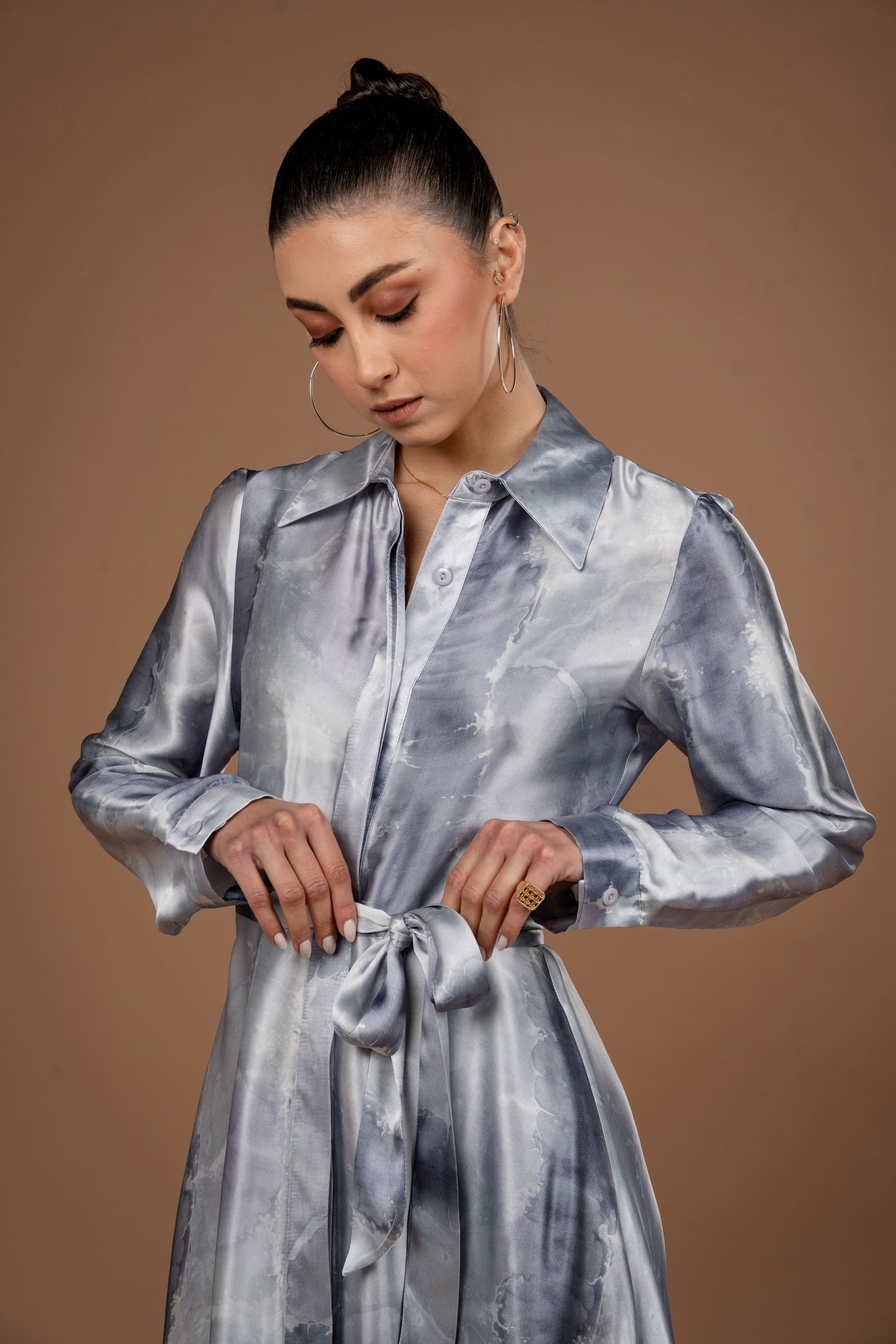 Long Sleeves Long Dress