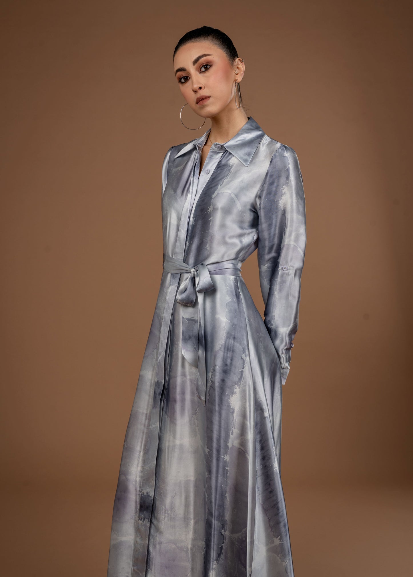 Long Sleeves Long Dress