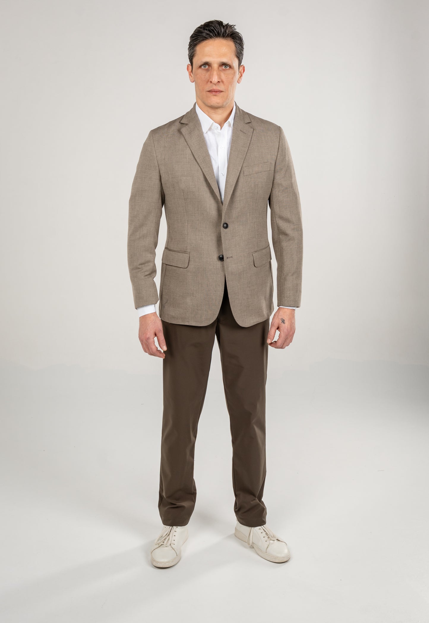 Blazer Wool Blend Without Lining