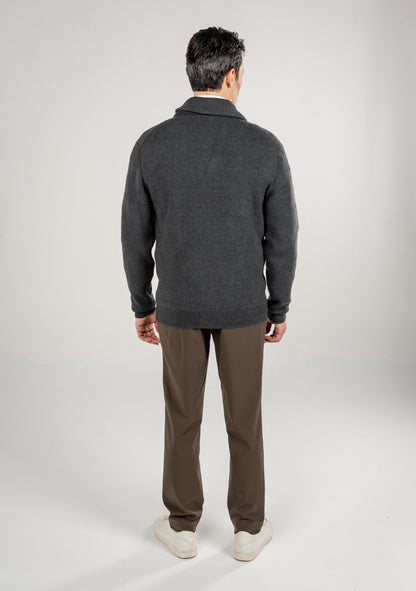 Col Shawl Cotton Cardigan