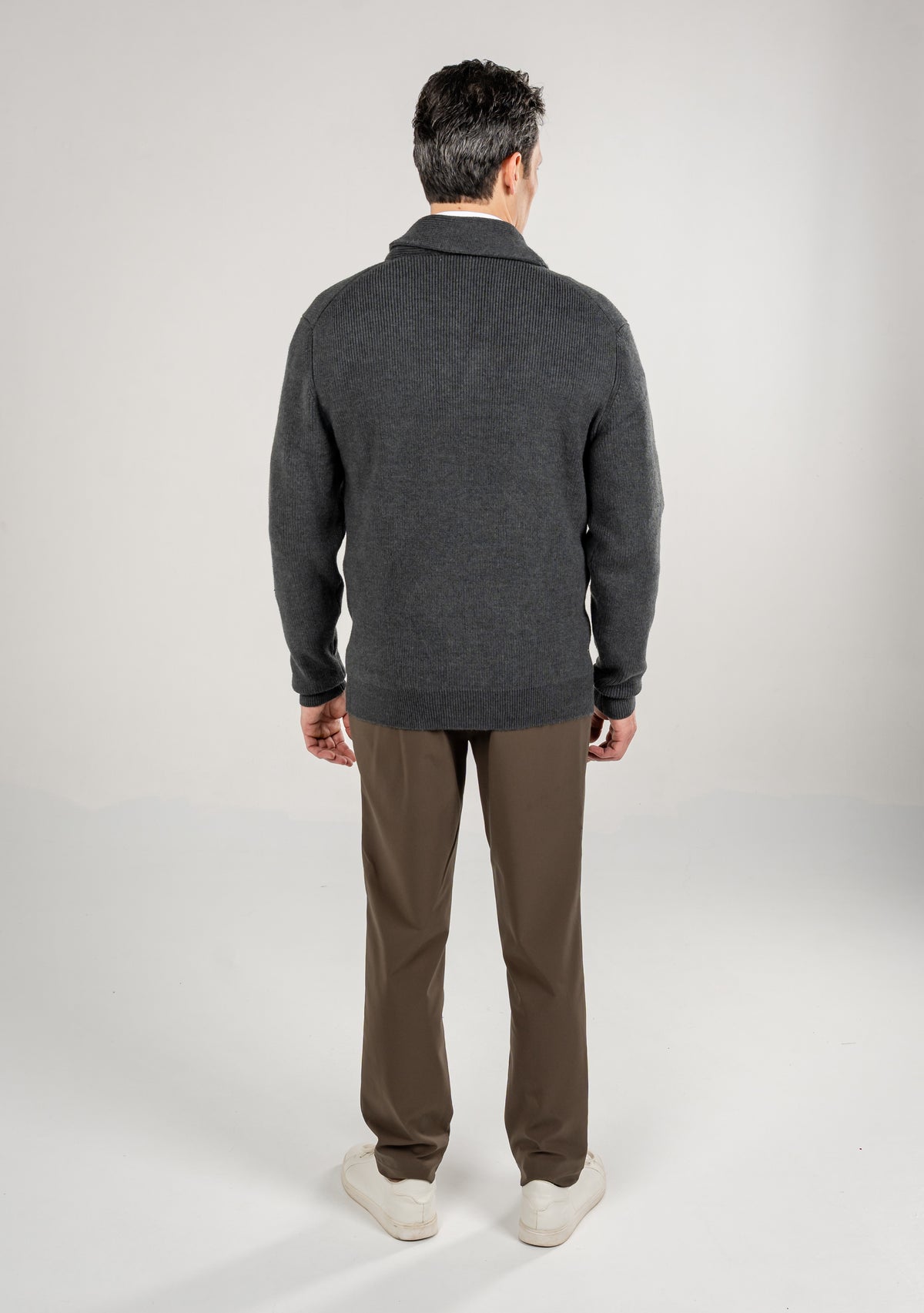 Col Shawl Cotton Cardigan