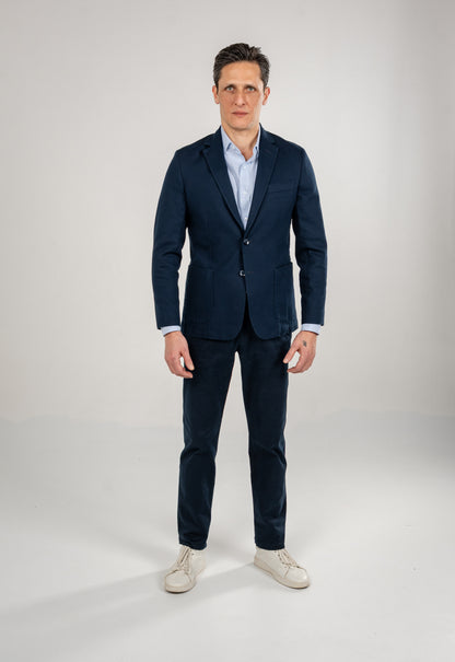 Blazer Cotton Washed Deconstructed