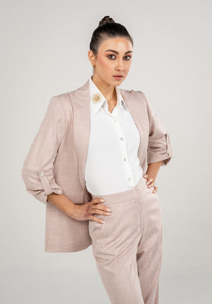 Rays Embroidered Regular Shirt