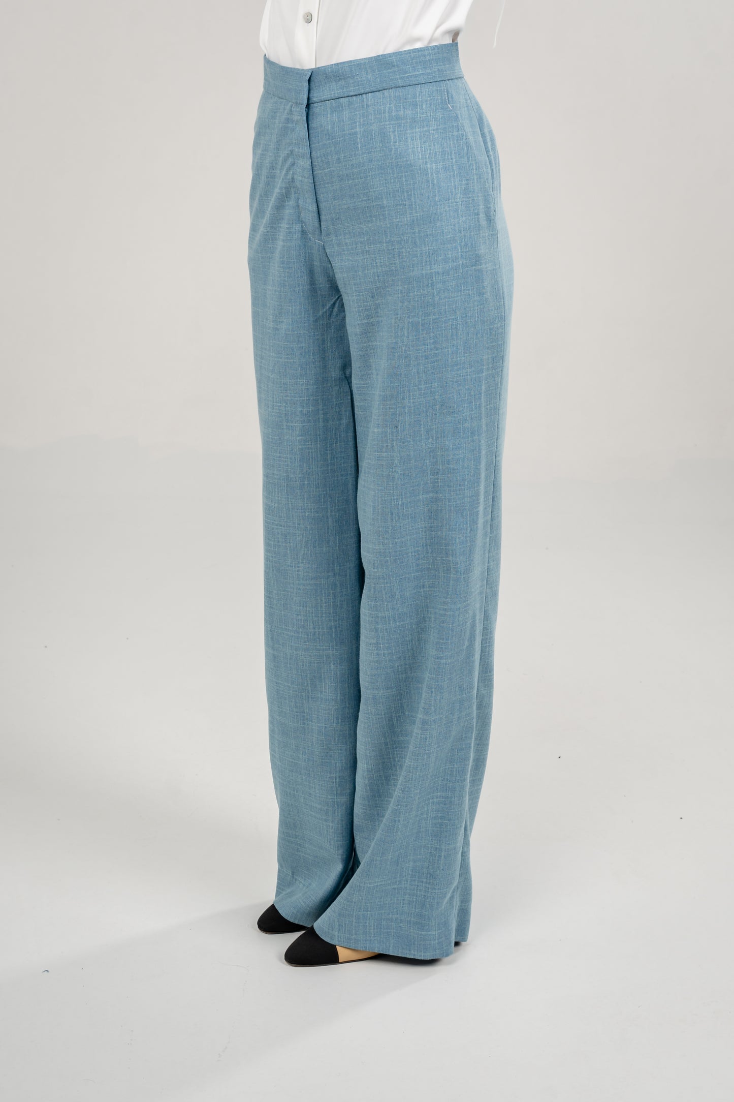 High Rise Wide Leg Trousers