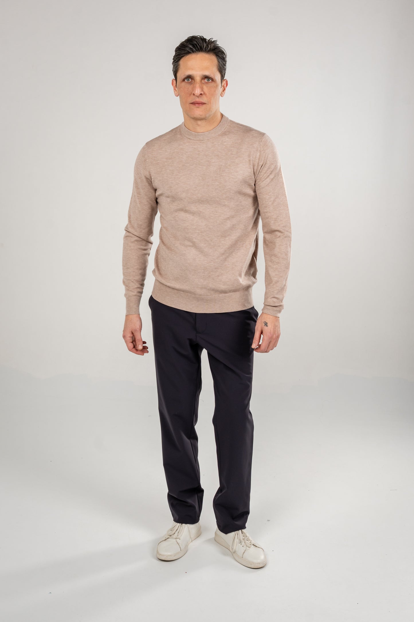 Trousers Tapered With Elastane
