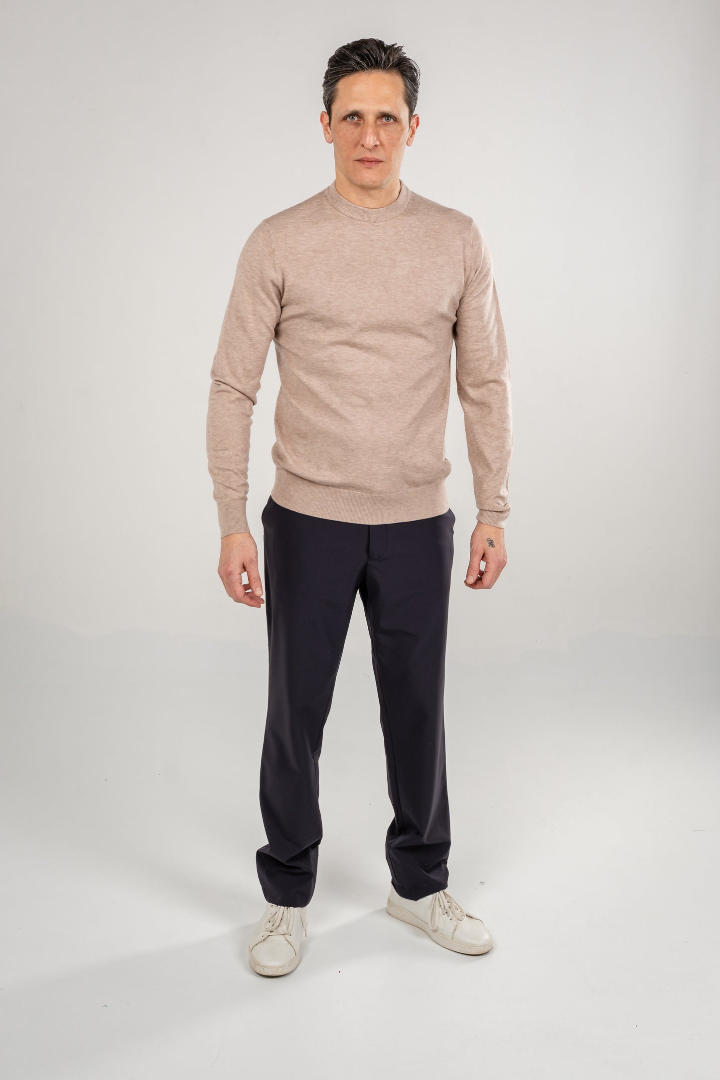 Trousers Tapered With Elastane