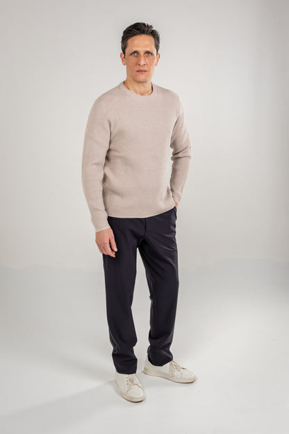 Structured Crew Neck