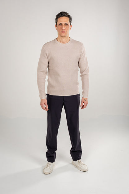 Structured Crew Neck