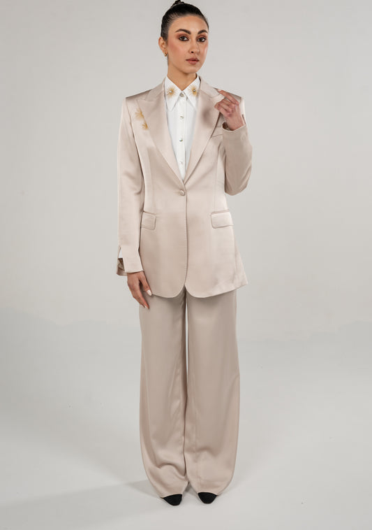 High Rise Wide Leg Trousers