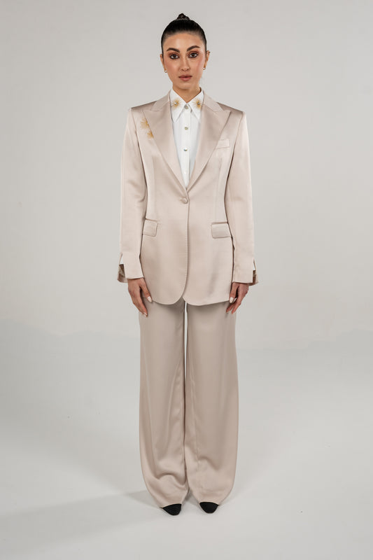 High Rise Wide Leg Trousers