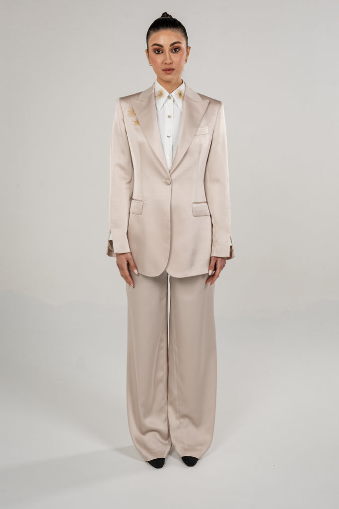 High Rise Wide Leg Trousers