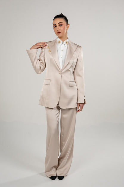 High Rise Wide Leg Trousers